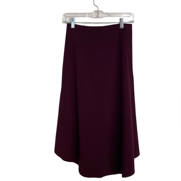 Halogen Dresses & Skirts - Halogen Maroon Midi Body Con Slit Skirt